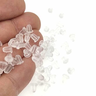 Silikon Küpe Mermisi ( 50 Adet ) - Orivyum