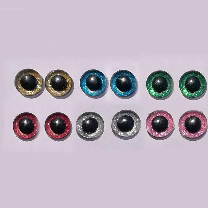 Simli Amigurumi Kilitli Göz 14 Mm ( 1 Çift ) - 1