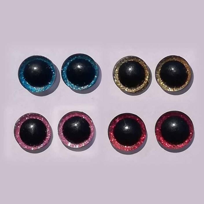 Simli Amigurumi Kilitli Göz 16 Mm ( 1 Çift ) - 1