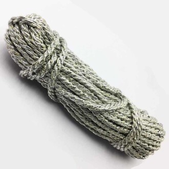 Simli Kordon İpi ( 10 Metre ) Gümüş - Orivyum