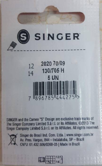 Singer Dikiş & Nakış Makinası İğnesi 10 Numara 2020 70/10 - 3