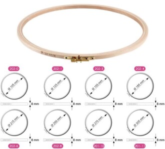 Şirin Ahşap Vidalı Kasnak ( 1 Adet ) - 4