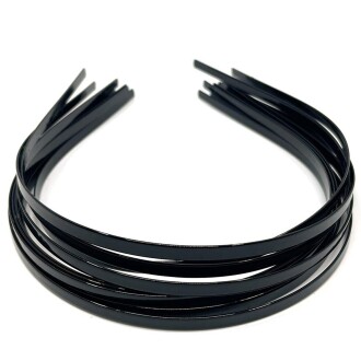 Siyah Metal Taç ( 4 Adet ) 5 mm - Orivyum