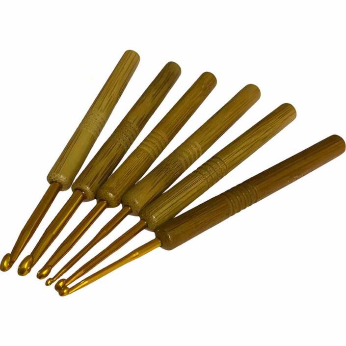 Sultan 6 Adet Bambu Örgü Tığı Seti - 2