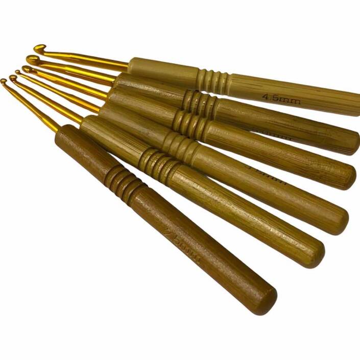 Sultan 6 Adet Bambu Örgü Tığı Seti - 4