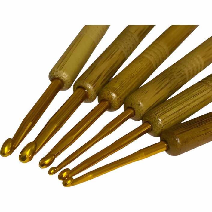 Sultan 6 Adet Bambu Örgü Tığı Seti - 3