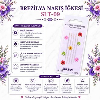 Sultan Brezilya Nakış İğnesi SLT-9 - Sultan