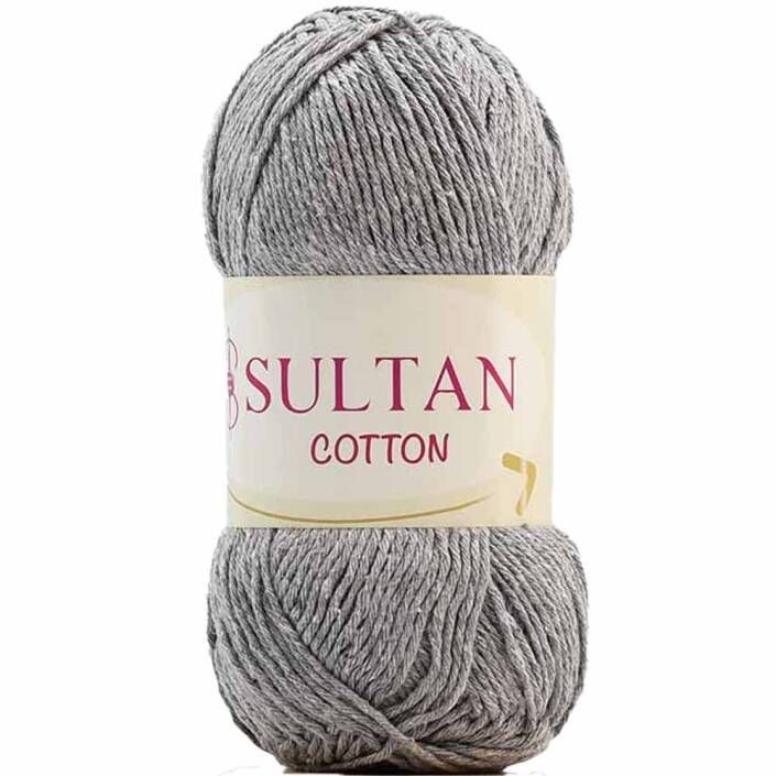 Sultan Cotton Amigurumi İpi No:05 Açık Gri ( 100 Gr ) - 1