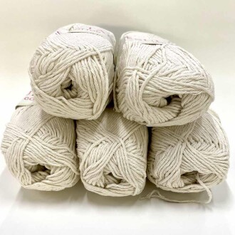 Sultan Cotton Amigurumi İpi Açık Krem ( 5 Adet ) - Orivyum