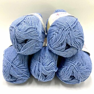 Sultan Cotton Amigurumi İpi Bebe Mavi ( 5 Adet ) - 6