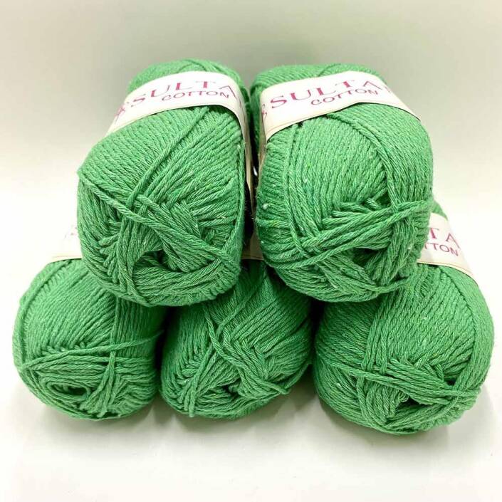 Sultan Cotton Amigurumi İpi Benetton Yeşil  ( 5 Adet ) - 4