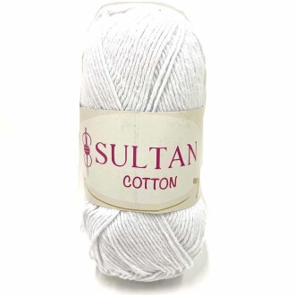 Sultan Cotton Amigurumi İpi Beyaz ( 5 Adet ) - 2