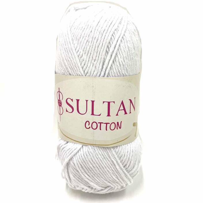 Sultan Cotton Amigurumi İpi Beyaz ( 5 Adet ) - 4
