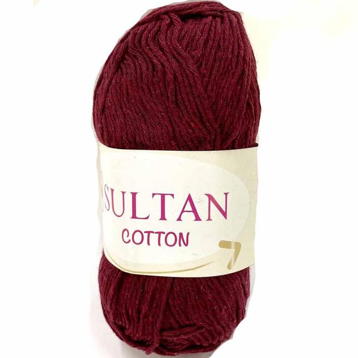Sultan Cotton Amigurumi İpi Bordo ( 100 Gr ) - 1