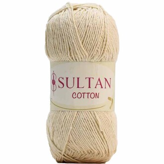 Sultan Cotton Amigurumi İpi No:01 Ekru ( 100 Gr ) Krem - Sultan
