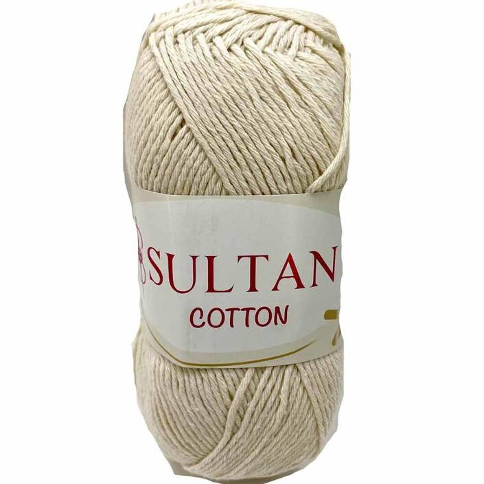 Sultan Cotton Amigurumi İpi Ekru Krem ( 5 Adet ) - 5