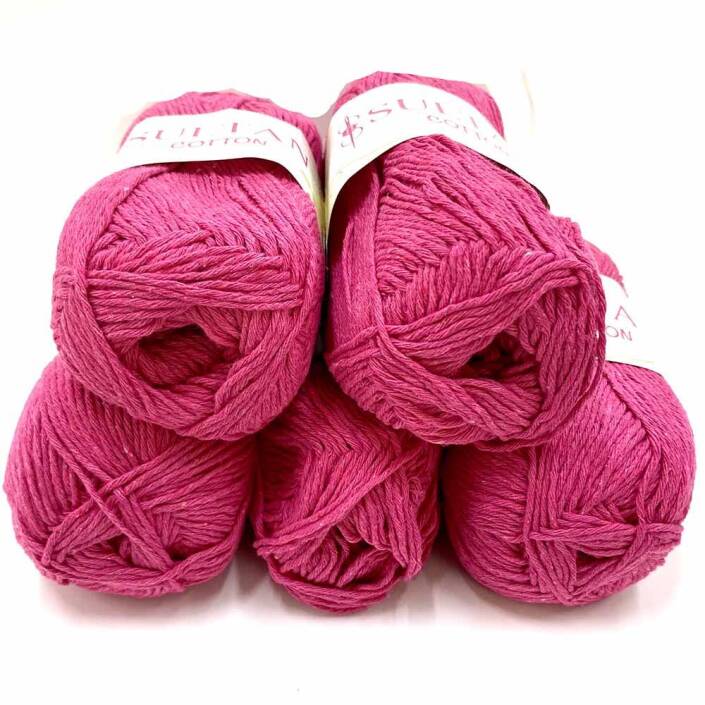 Sultan Cotton Amigurumi İpi Fuşya ( 5 Adet ) - 1