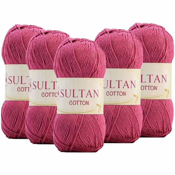 ( 5 Adet ) Sultan Cotton Amigurumi İpi No:11 Fuşya - 1