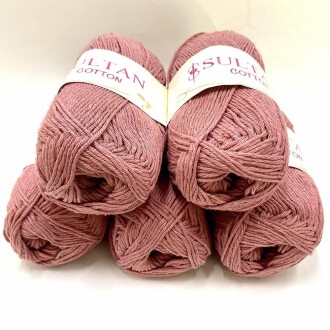 Sultan Cotton Amigurumi İpi Gül Kurusu ( 5 Adet ) - Orivyum
