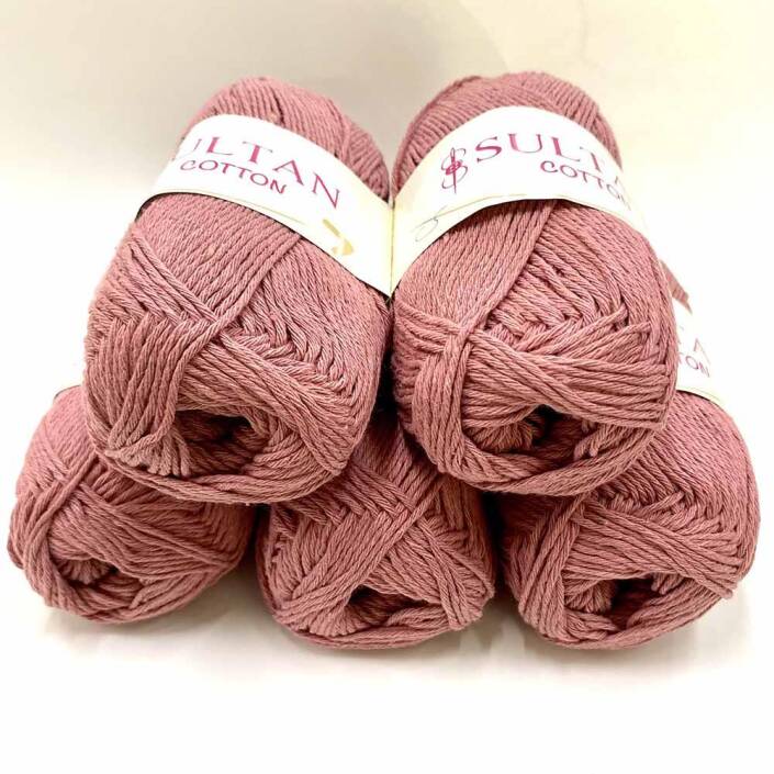 Sultan Cotton Amigurumi İpi Gül Kurusu ( 5 Adet ) - 1