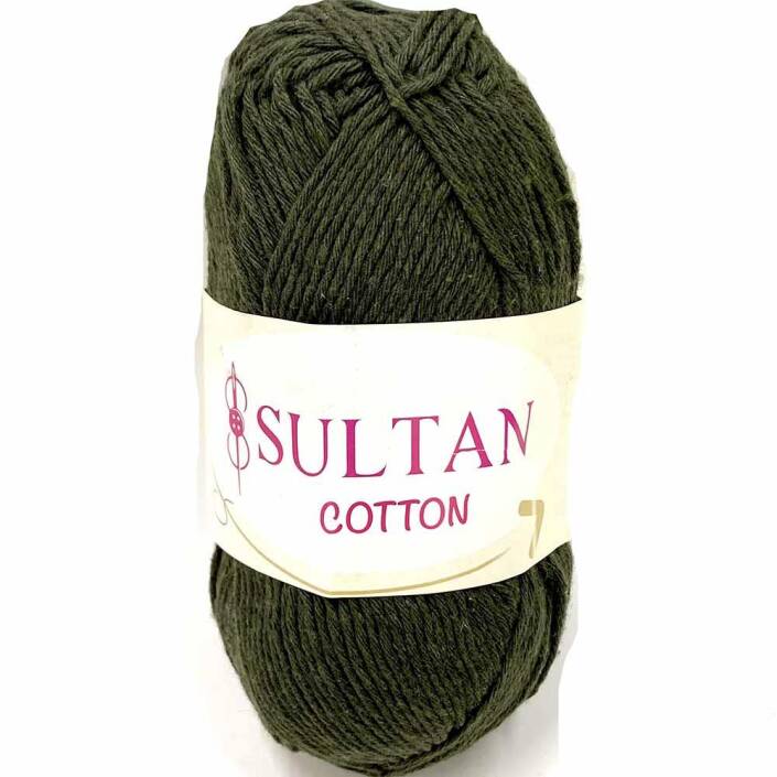 Sultan Cotton Amigurumi İpi Haki Yeşil ( 5 Adet ) - 2