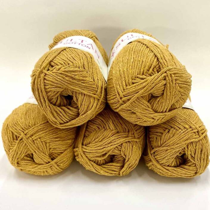 ( 5 Adet ) Sultan Cotton Amigurumi İpi No:21 Hardal - 1
