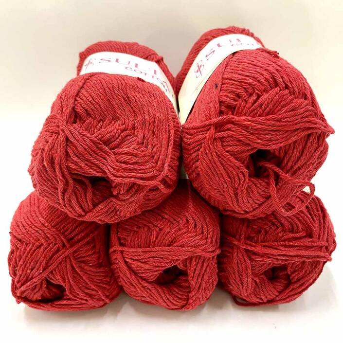 Sultan Cotton Amigurumi İpi Kırmızı ( 5 Adet ) - 1