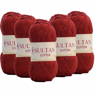 ( 5 Adet ) Sultan Cotton Amigurumi İpi No:25 Kırmızı - Sultan