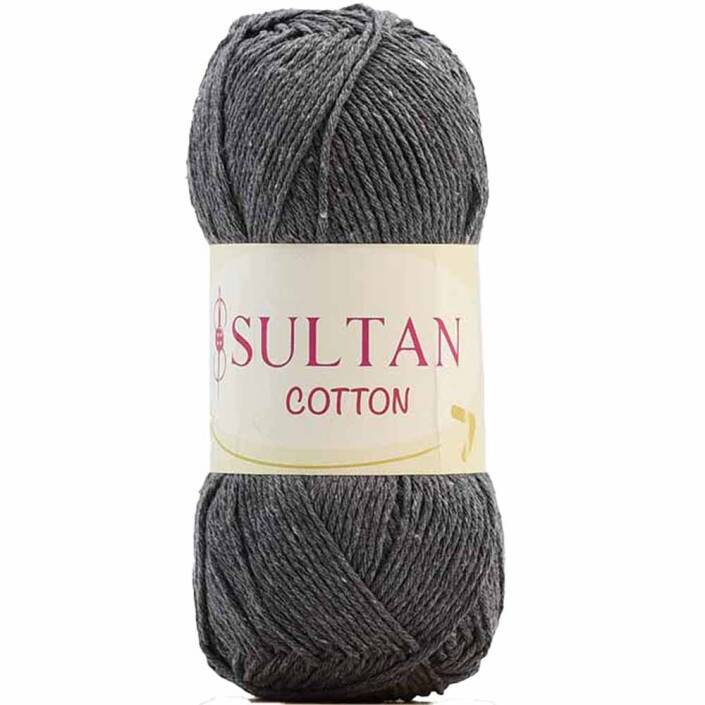 Sultan Cotton Amigurumi İpi No:06 Koyu Gri ( 100 Gr ) - 1