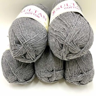 Sultan Cotton Amigurumi İpi Koyu Gri ( 5 Adet ) - 1