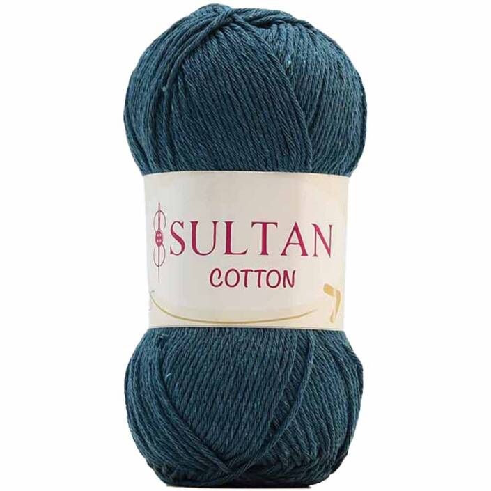 Sultan Cotton Amigurumi İpi No:17 Petrol Mavi ( 100 Gr ) - 1