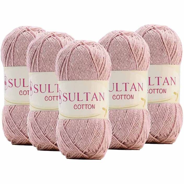 ( 5 Adet ) Sultan Cotton Amigurumi İpi No:07 Pudra - 1