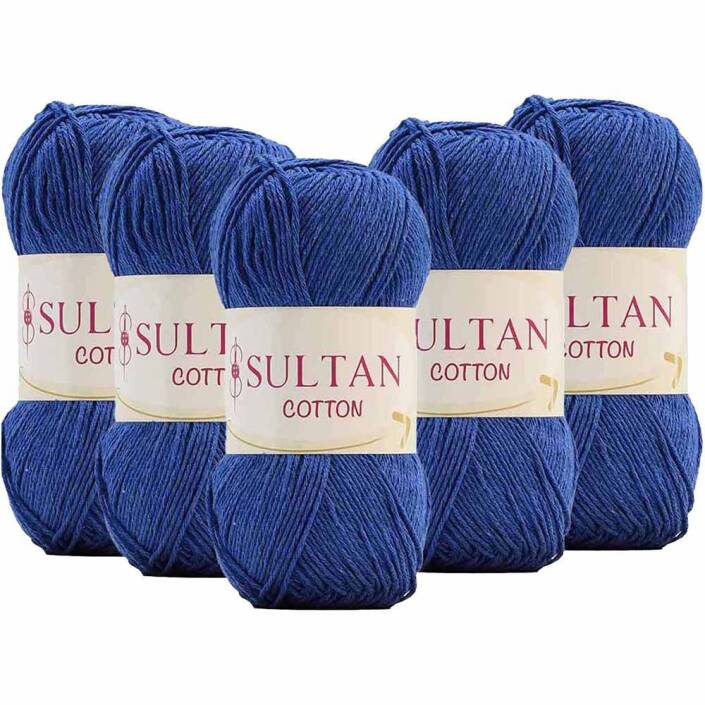 ( 5 Adet ) Sultan Cotton Amigurumi İpi No:16 Saks Mavi - 1