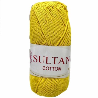 Sultan Cotton Amigurumi İpi No:20 Sarı ( 100 Gr ) - Orivyum
