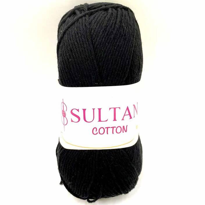 Sultan Cotton Amigurumi İpi Siyah ( 100 Gr ) - 1