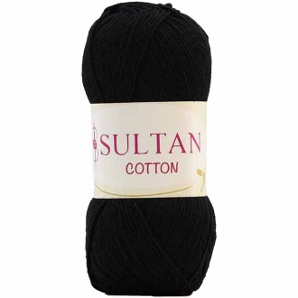 Sultan Cotton Amigurumi İpi No:32 Siyah ( 100 Gr ) - Sultan