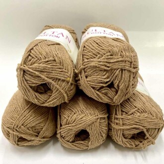 Sultan Cotton Amigurumi İpi Sütlü Kahve ( 5 Adet ) - Orivyum