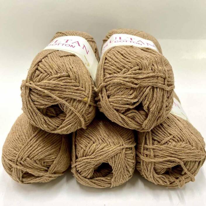 Sultan Cotton Amigurumi İpi Sütlü Kahve ( 5 Adet ) - 1