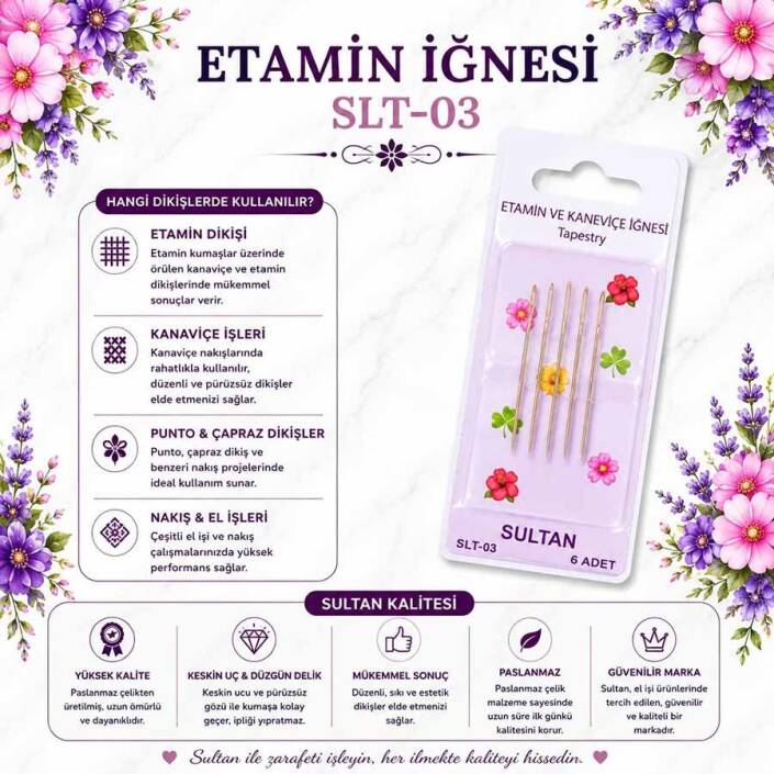 Sultan Etamin İğnesi SLT-3 - 1