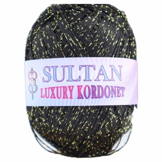 Sultan Luxury Kordonet 122 Siyaha Altın Sim - Sultan