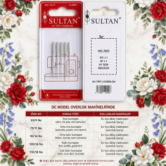 Sultan Ovarlak Makineleri Dikiş & Nakış Makinası İğnesi DC 75/11 - Sultan