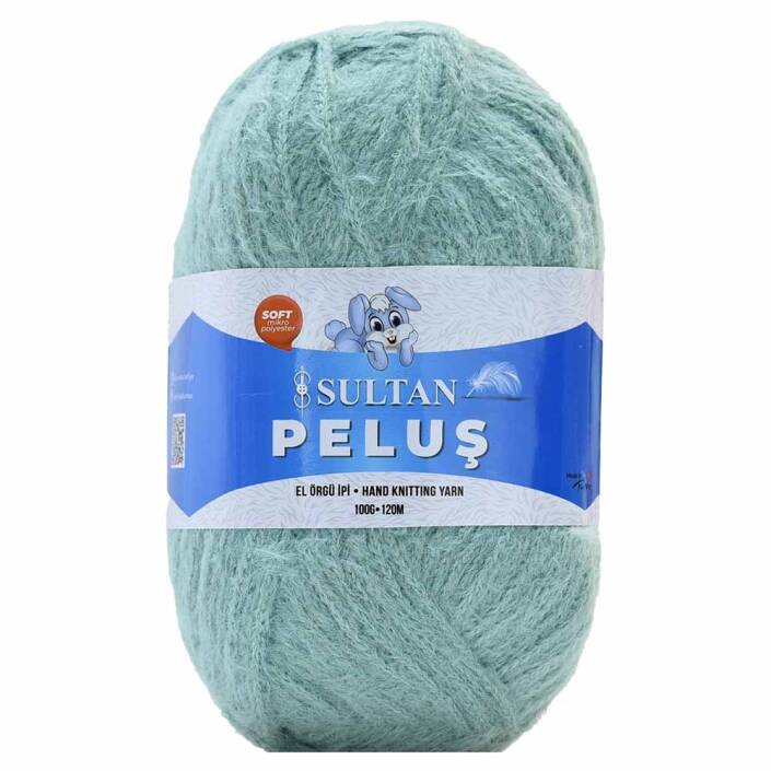 Sultan Peluş Kürk İp 2249 Mint ( 100 Gram ) - 1