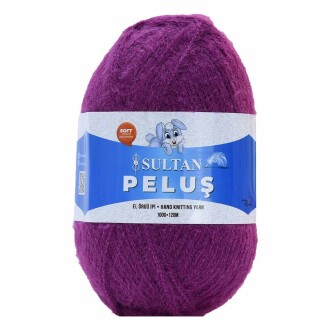 Sultan Peluş Kürk ip 2279 Mor ( 100 Gram ) - SULTAN