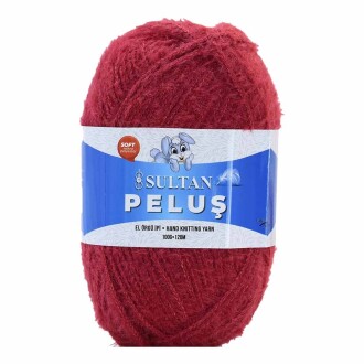 Sultan Peluş Kürk İp 2289 Kırmızı ( 100 Gram ) - SULTAN