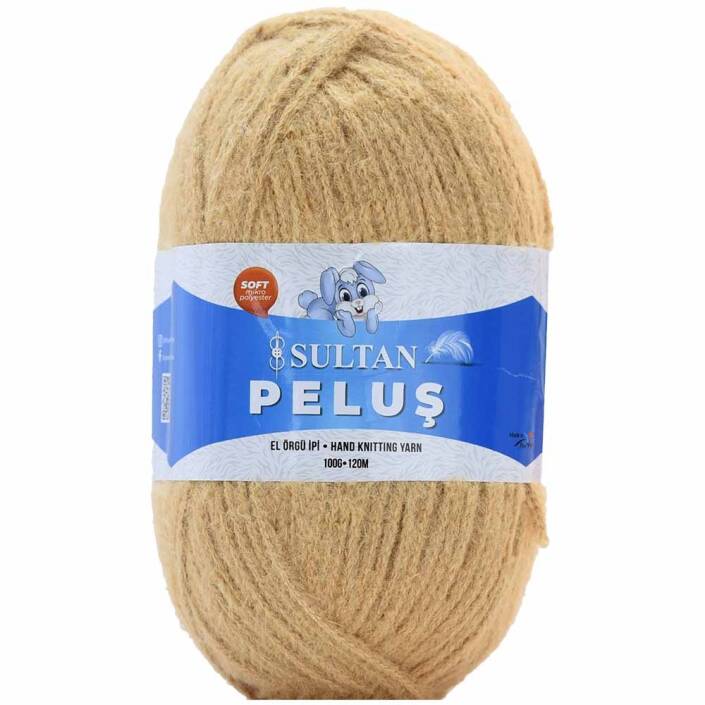 Sultan Peluş Kürk İp 2265 Sütlü Kahve ( 100 Gram ) - 1