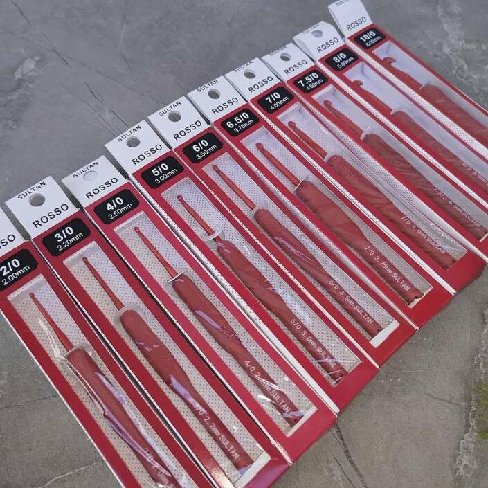 Sultan Rosso Silikon Saplı Tığ ( 1 Adet ) Red Kırmızı - 1