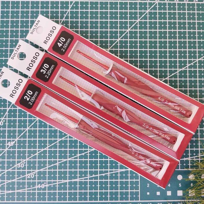 Sultan Rosso Silikon Saplı Tığ ( 1 Adet ) Red Kırmızı - 2