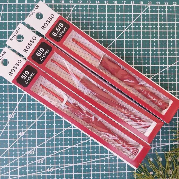 Sultan Rosso Silikon Saplı Tığ ( 1 Adet ) Red Kırmızı - 4