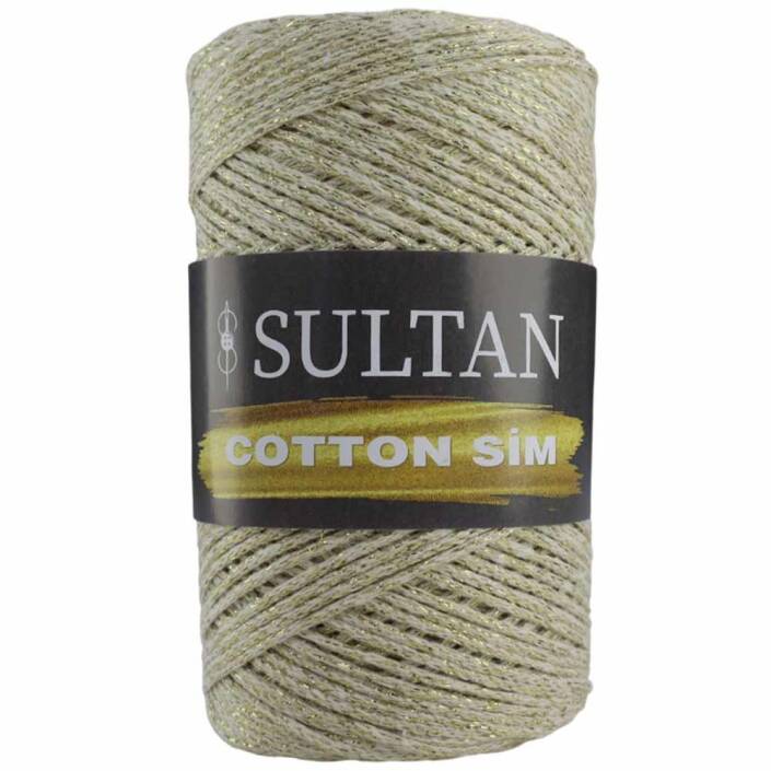 Sultan Simli Pamuk Makrome ( Cotton Sim ) 201 Krem - 1