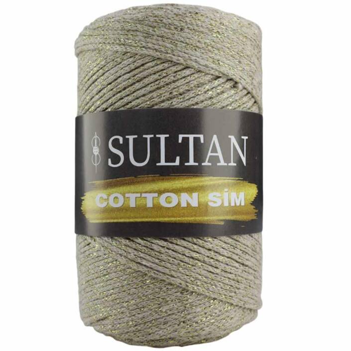 Sultan Simli Pamuk Makrome ( Cotton Sim ) 203 Bej - 1